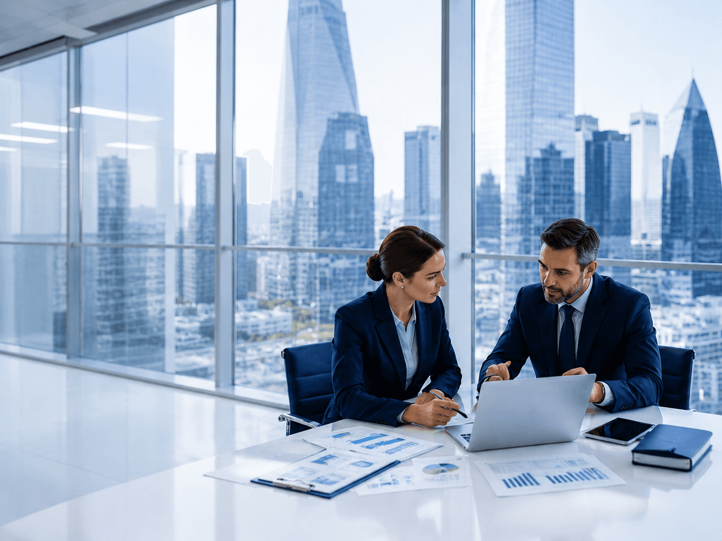 Établissement financier moderne
