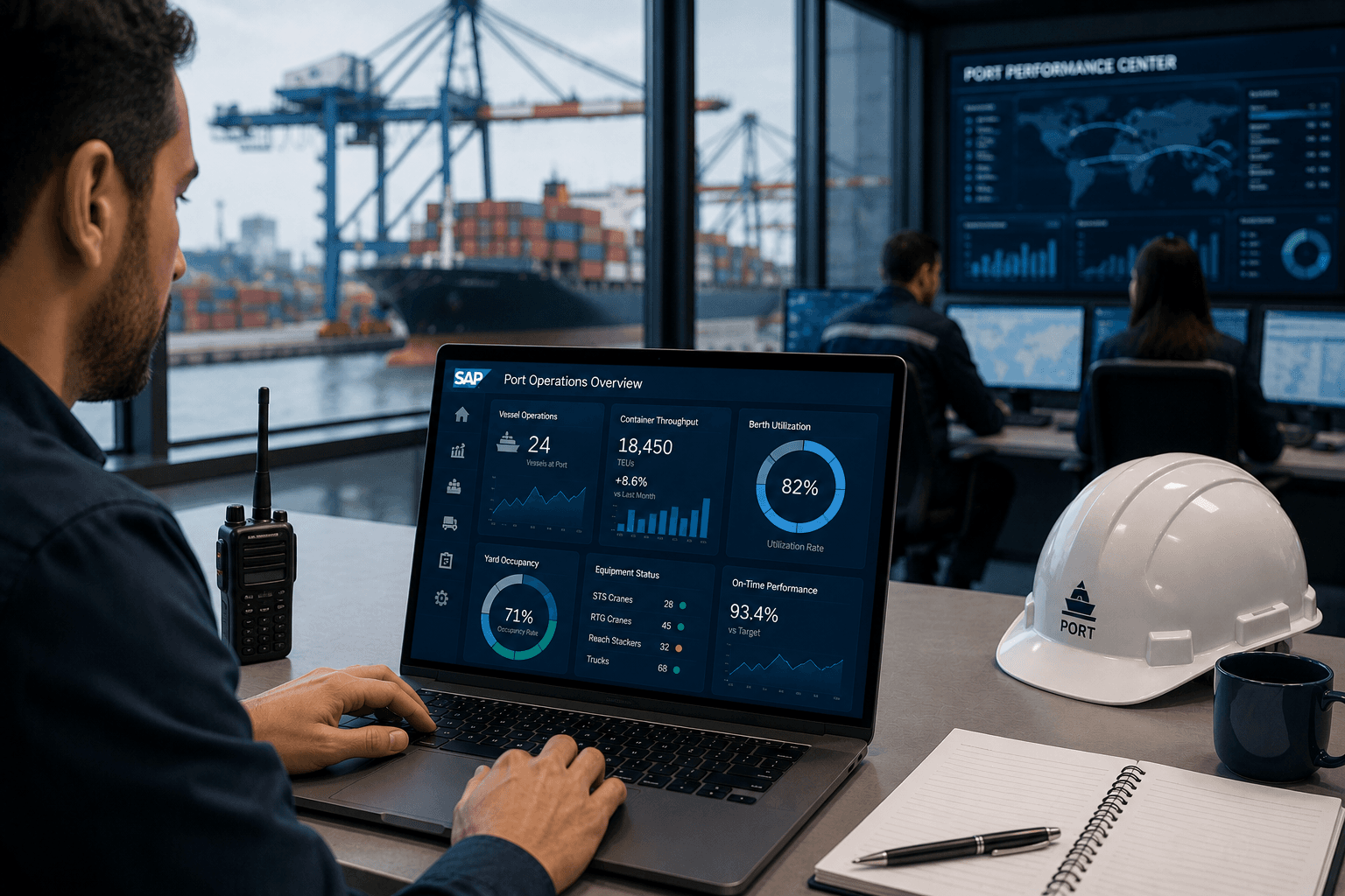 Infrastructures de manutention portuaire